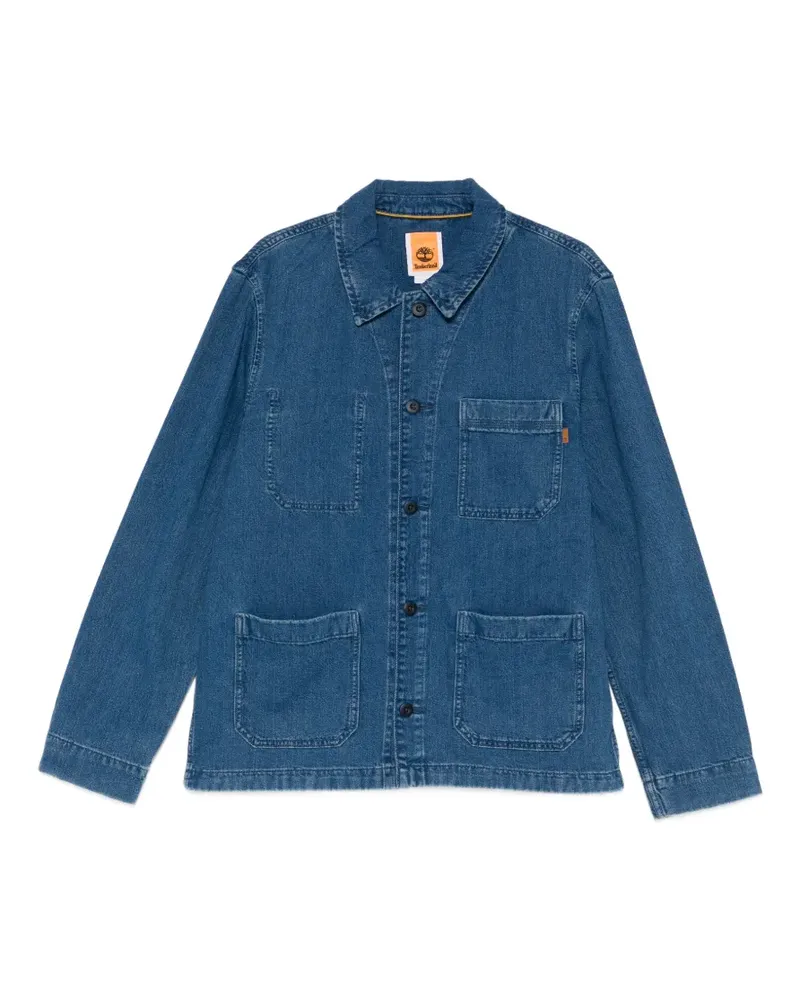 Timberland Hemd mit geknöpfter Tasche - Blau Blau