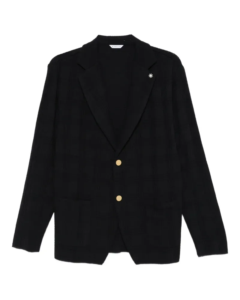 Manuel Ritz Geknöpftes Sakko - Schwarz Schwarz