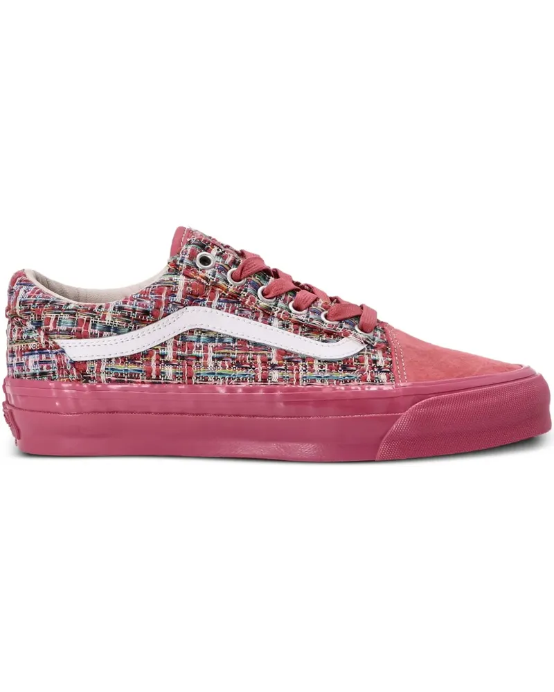Vans Old Skool Sneakers mit Tweed-Muster - Rosa Rosa