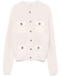 Elisabetta Franchi Bouclé-Cardigan Rosa