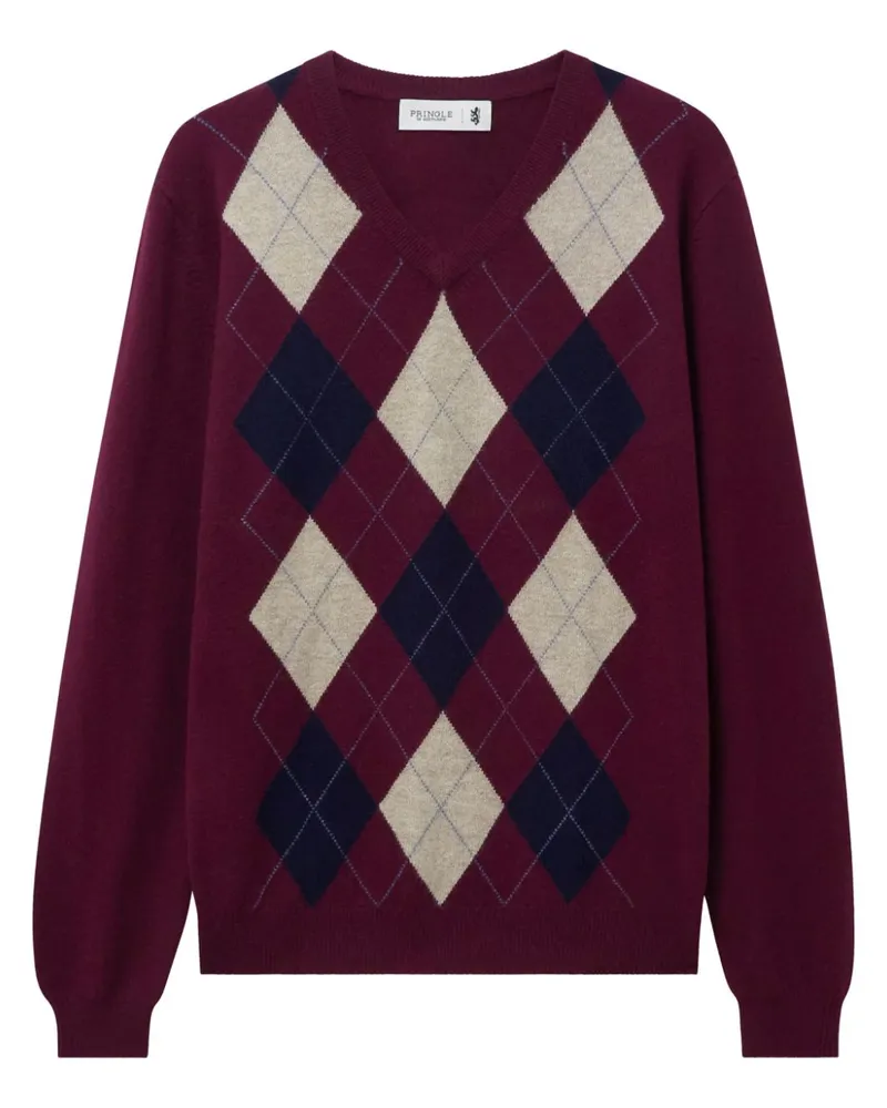 Pringle of Scotland Kaschmirpullover mit V-Ausschnitt - Rot Rot