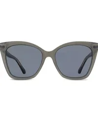 Jimmy Choo Rua Sonnenbrille mit Cat-Eye-Gestell Grau