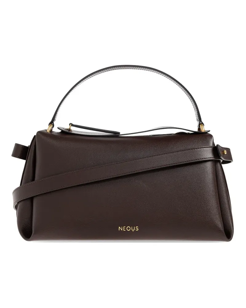 NEOUS Scorpius leather tote bag - Braun Braun