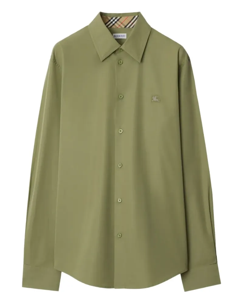 Burberry Hemd aus Popeline - Grün Grün