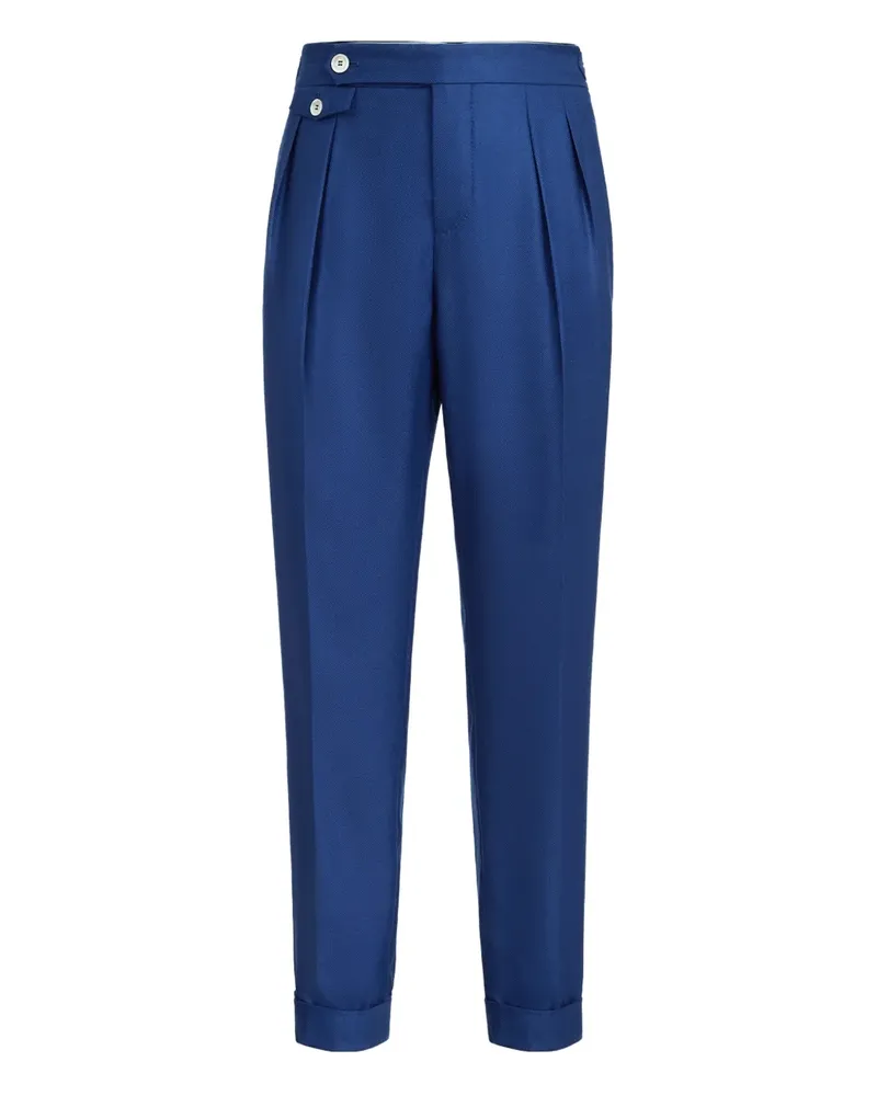 Brunello Cucinelli Hose mit Bundfalten - Blau Blau