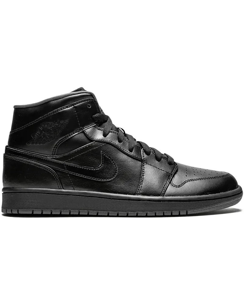 Jordan Air  1 Mid' Sneakers - Schwarz Schwarz