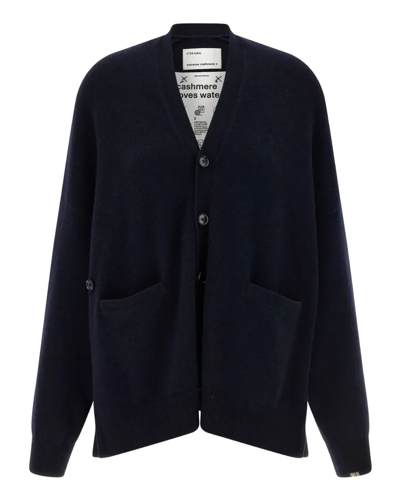 extreme cashmere Tokio V-neck cardigan - Blau Blau