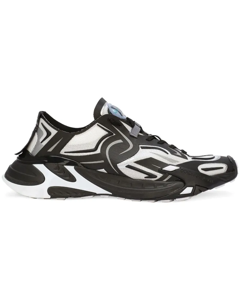 Dolce & Gabbana Fast in Maglina Sneakers - Schwarz Schwarz