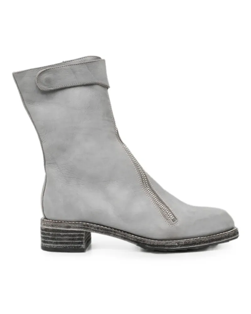 Yohji Yamamoto x Guidi Micha Stiefel mit Reißverschluss - Grau Grau