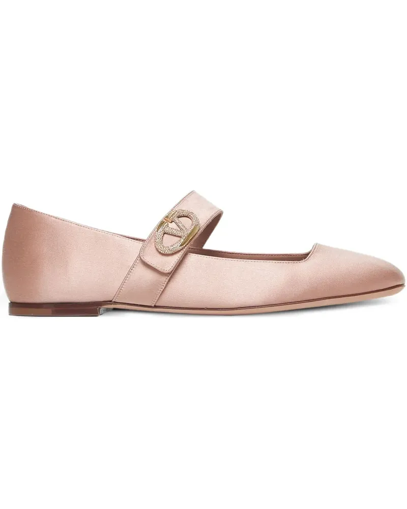 Valentino Garavani VLogo Signature Ballerinas - Rosa Rosa