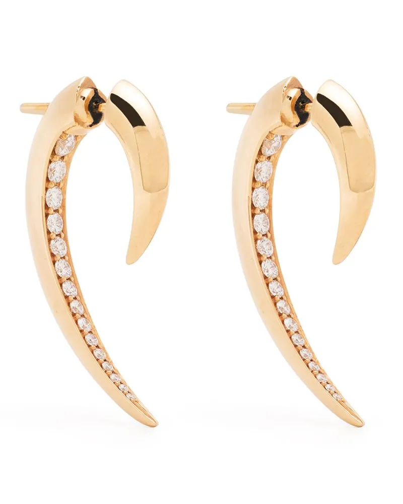Shaun Leane 18kt Rotgoldohrringe mit Diamanten Gold