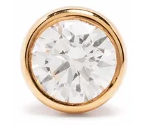 18kt Weißgoldohrring mit synthetischem Diamanten