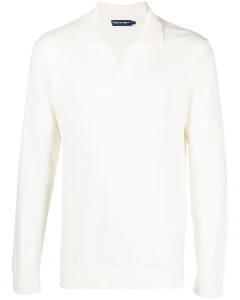 Frescobol Carioca Gestricktes Poloshirt - Nude Nude