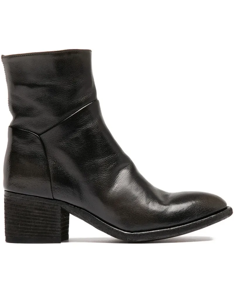 Officine Creative Italia Denner Stiefel mit Reißverschluss - Schwarz Schwarz
