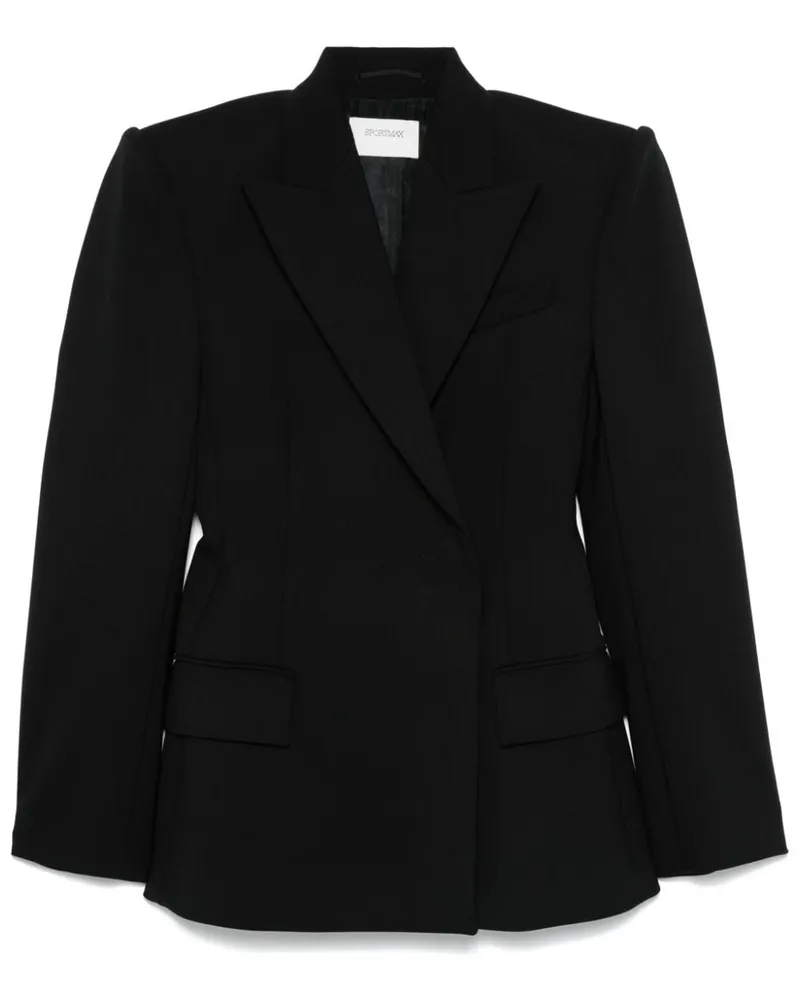 SPORTMAX Danzica Blazer - Schwarz Schwarz