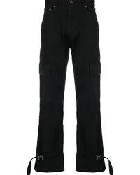 OFF-WHITE Cargohose mit Schnallendetail Schwarz