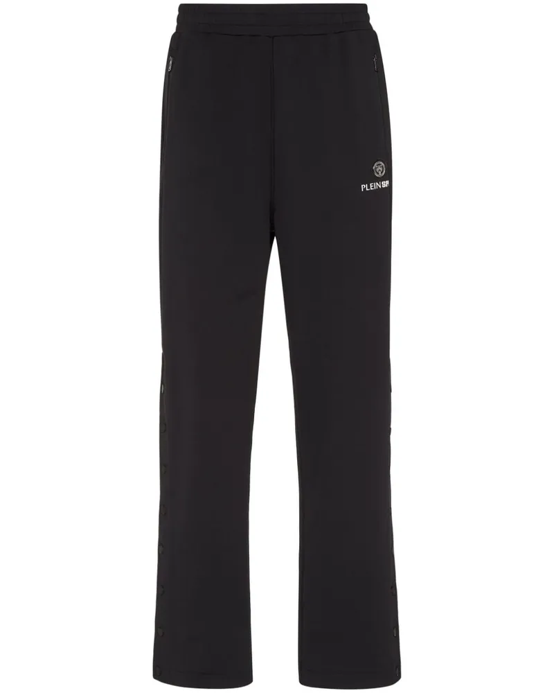 Philipp Plein Jogginghose mit Logo-Print - Schwarz Schwarz