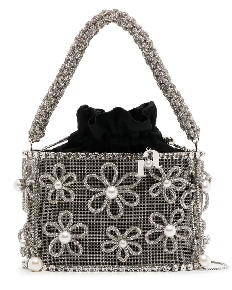 Rosantica Holli Mini-Tasche mit Kristallen - Silber Silber