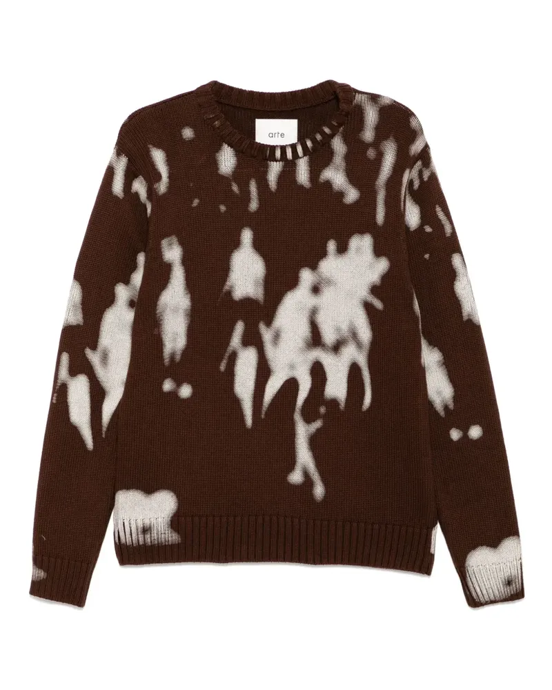 Arte Antwerp People Pullover - Braun Braun
