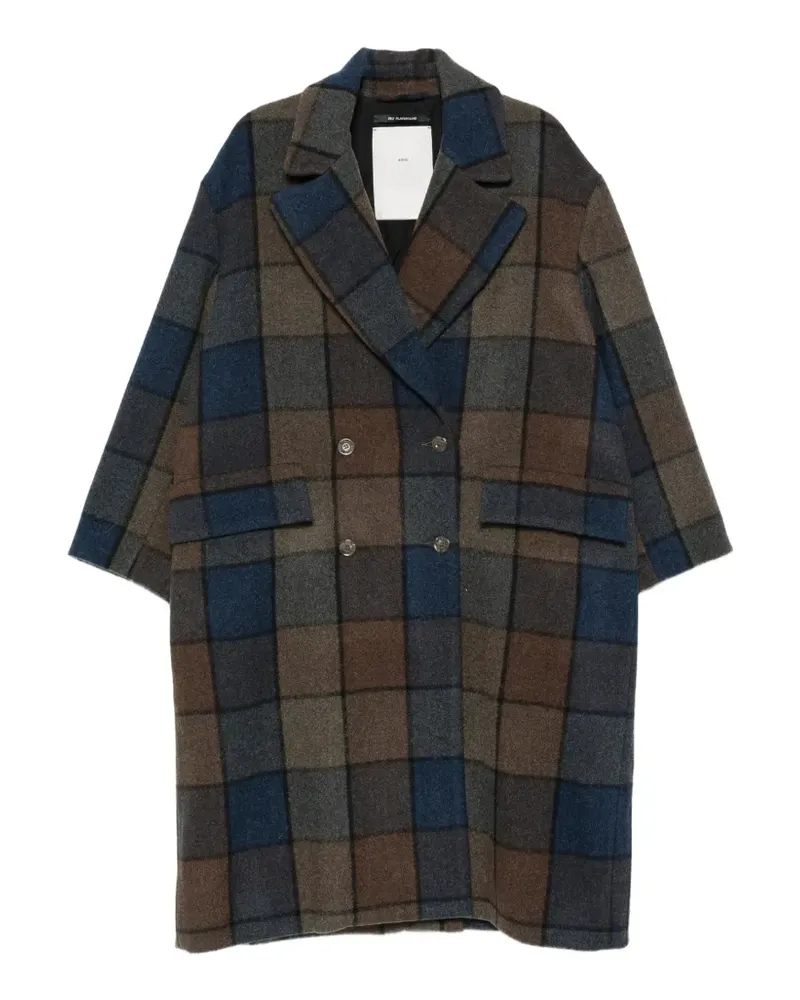 Song For The Mute Karierte Cabanjacke - Braun Braun