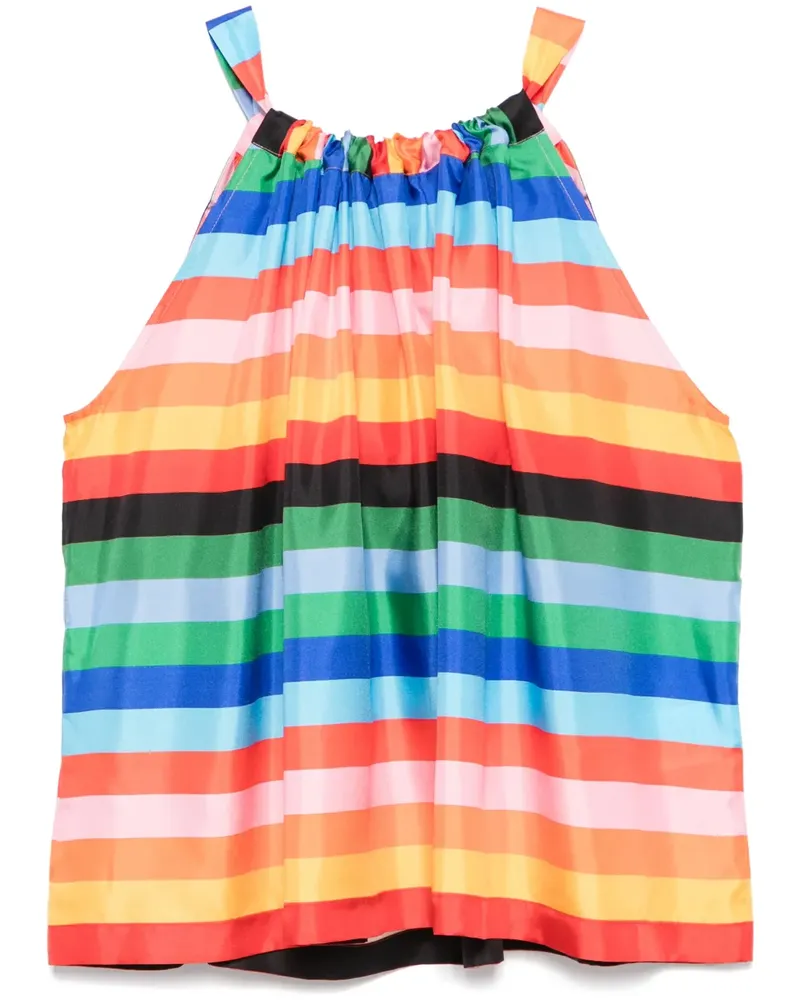 Rianna + Nina Gestreifte Bluse - Blau Blau