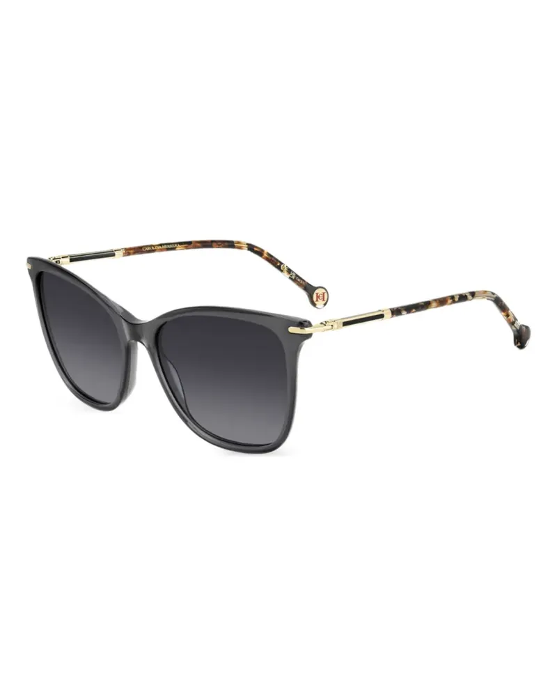 Carolina Herrera New York Cat-Eye-Sonnenbrille in Schildpattoptik - Schwarz Schwarz