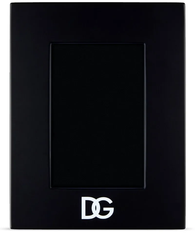 Dolce & Gabbana Bilderrahmen mit Monogramm-Print - Schwarz Schwarz