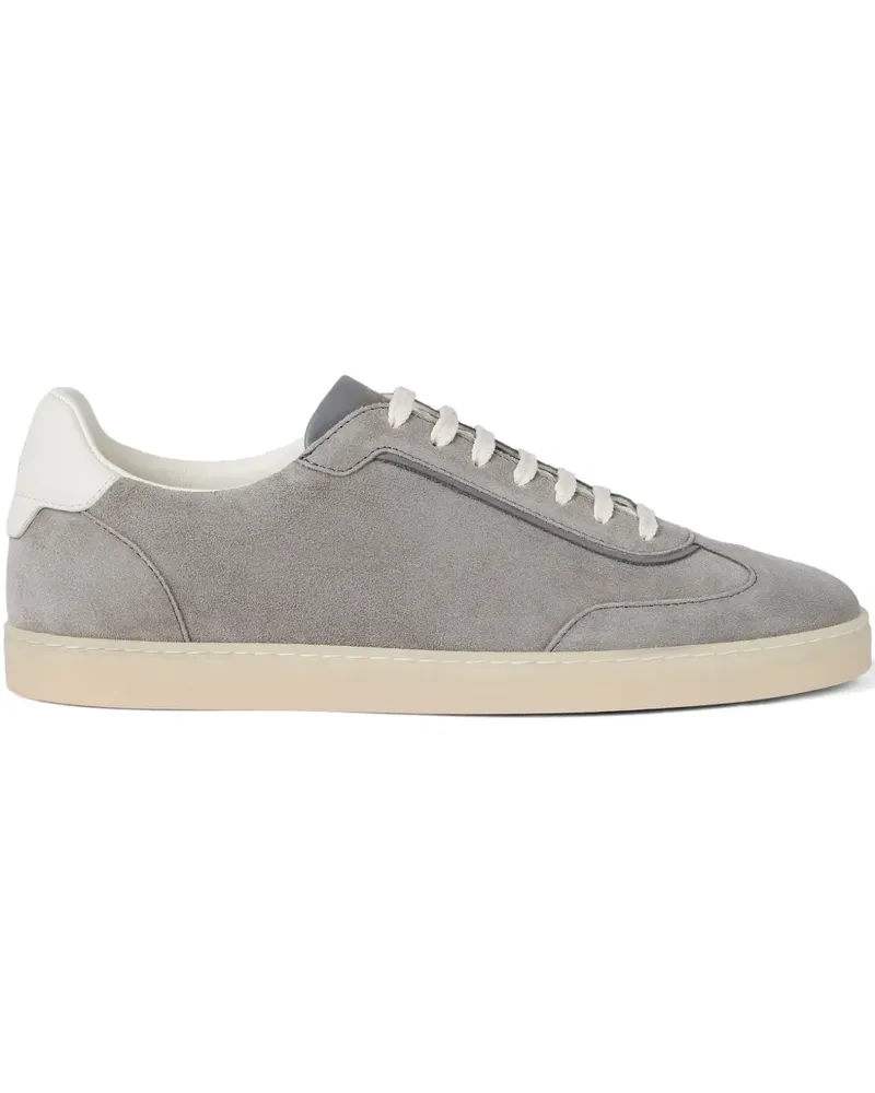 Brunello Cucinelli Sneakers aus Wildleder - Grau Grau