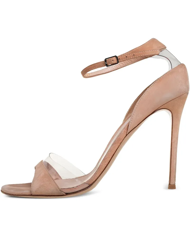 Gianvito Rossi Pre-owned Sandalen aus Wildleder 110mm - Nude Nude