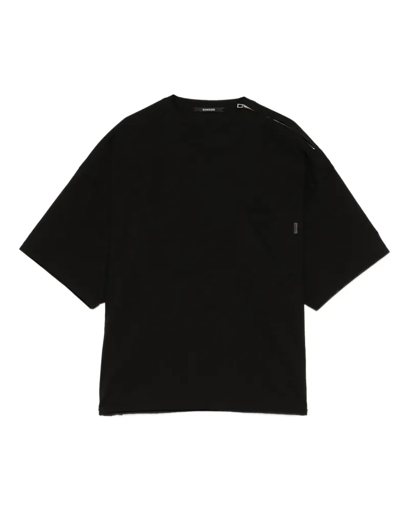 SONGZIO Polyptych T-Shirt - Schwarz Schwarz