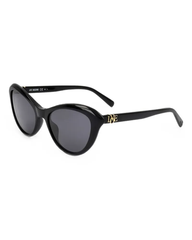 Moschino Love Cat-Eye-Sonnenbrille - Schwarz Schwarz