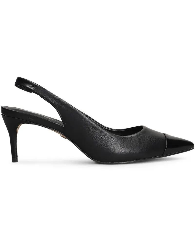 CARRANO Pumps aus Leder 70mm - Schwarz Schwarz