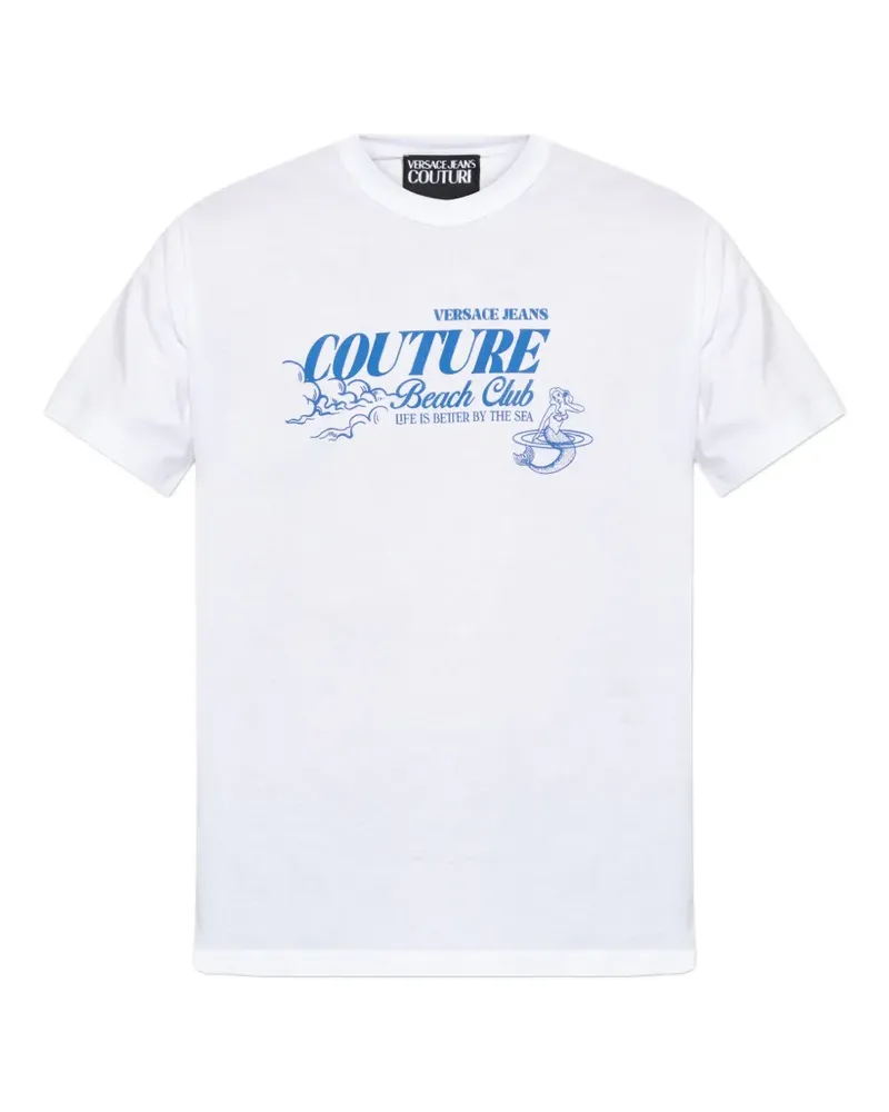 Versace Jeans printed T-shirt - Weiß Weiß