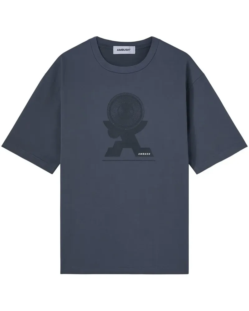 AMBUSH Sound T-Shirt mit grafischem Print - Grau Grau