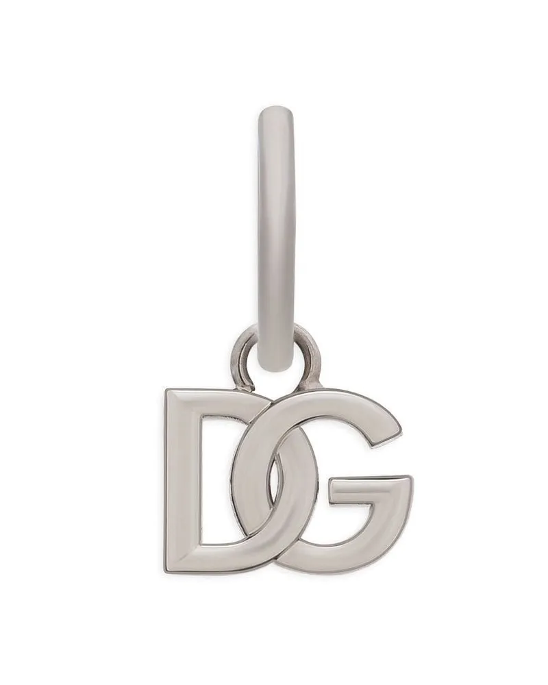 Dolce & Gabbana Creole mit DG-Logo - Silber Silber