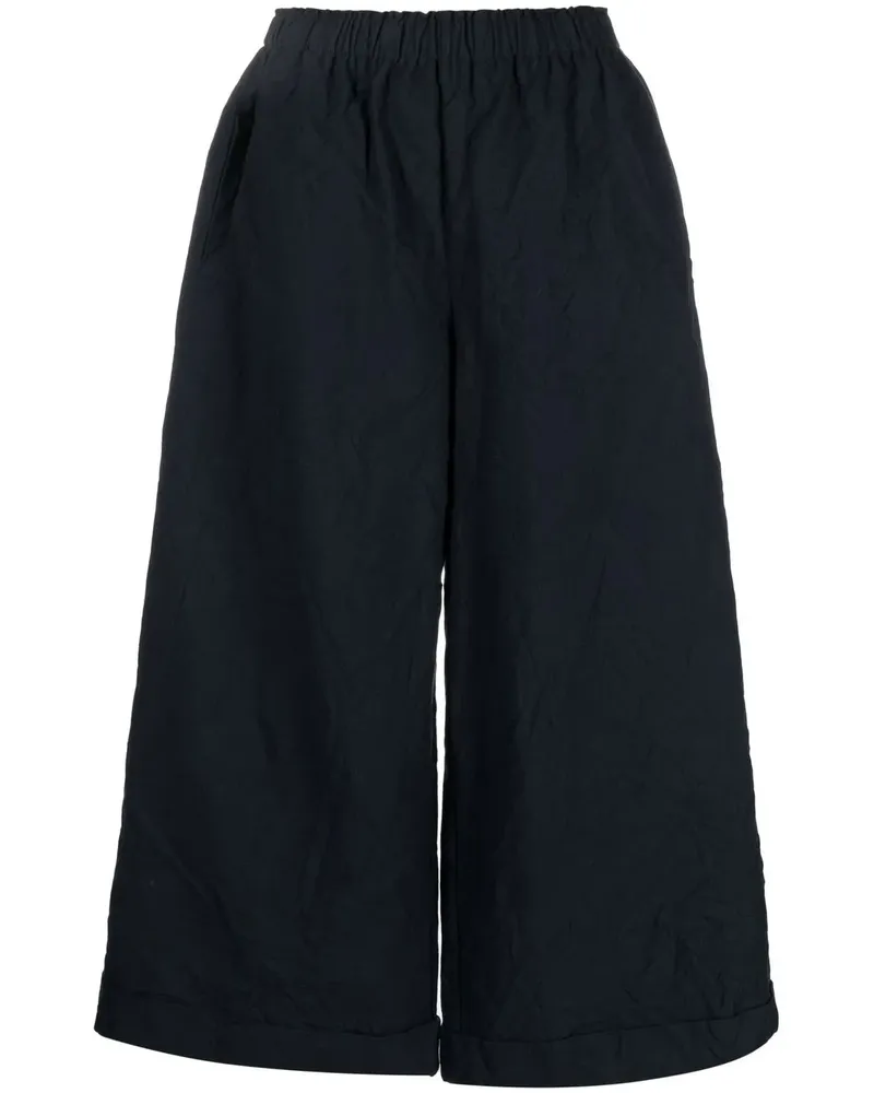 Daniela Gregis Cropped-Hose mit weitem Bein - Blau Blau