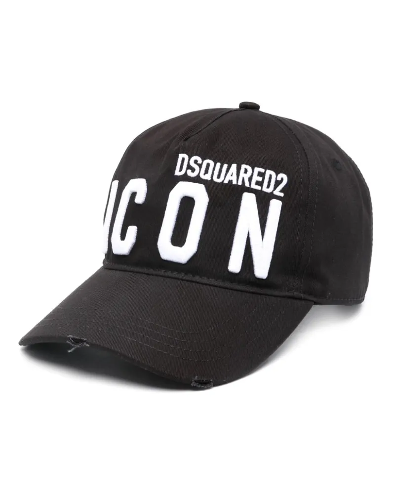Dsquared2 BE Icon Baseballkappe - Schwarz Schwarz