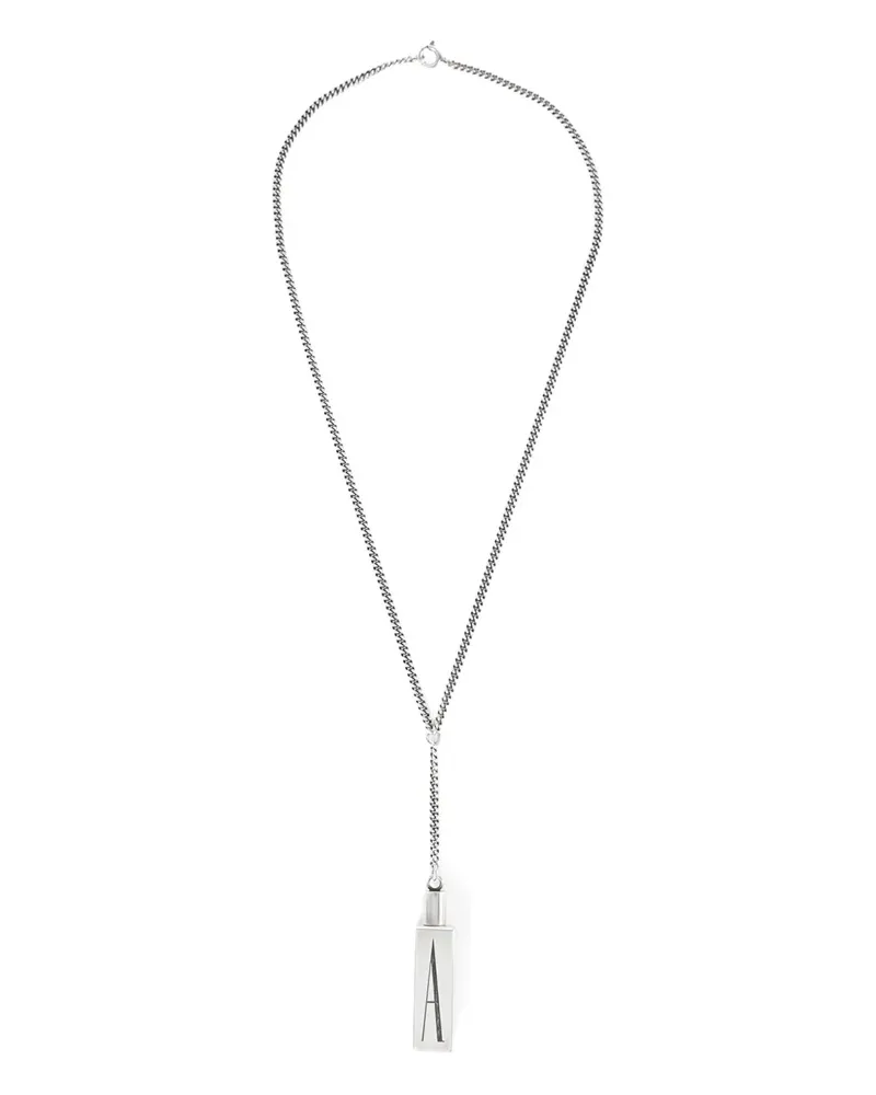 Ann Demeulemeester Paulu Halskette mit Parfümanhänger - Silber Silber