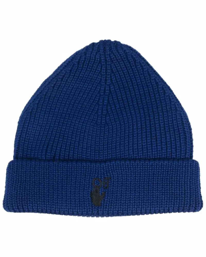 OFF-WHITE Mütze mit Logo-Stickerei - Blau Blau