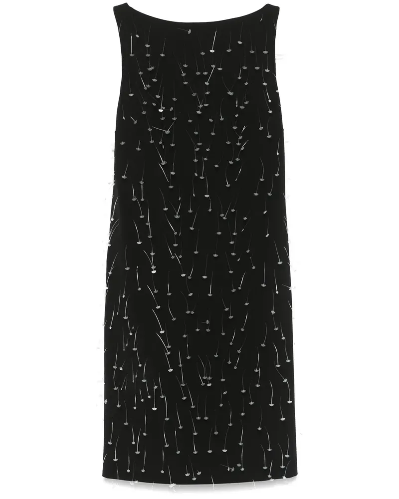 Moschino Minikleid mit Anhänger-Widerhaken - Schwarz Schwarz