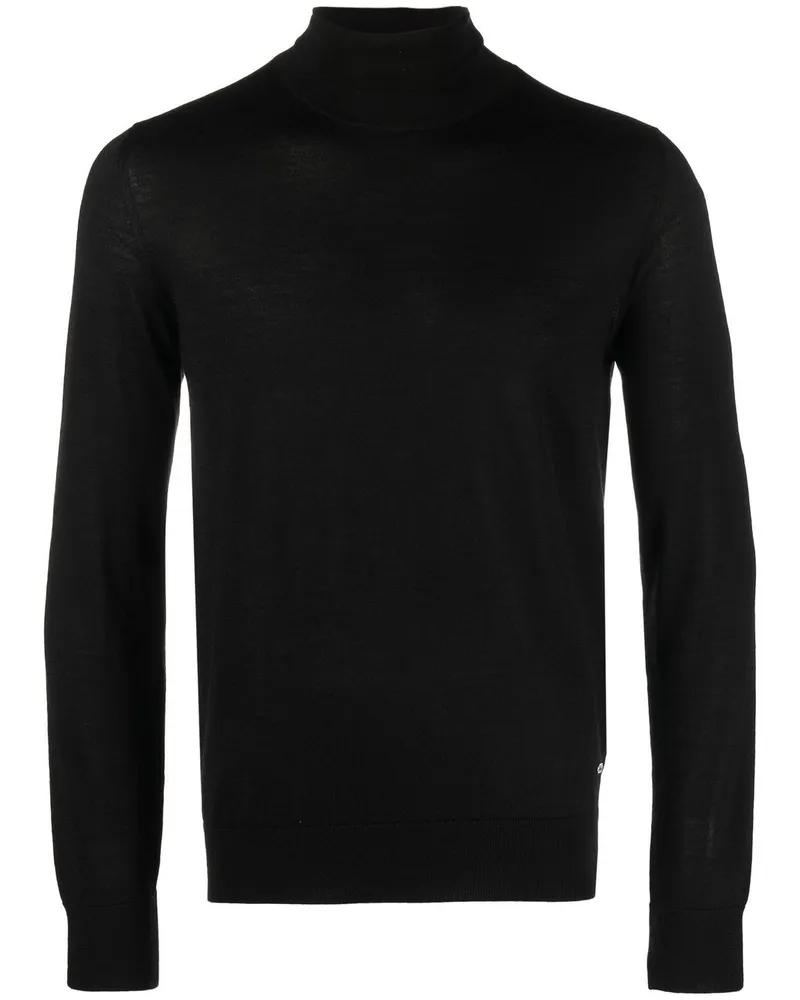 Brioni Dolcevita Rollkragenpullover - Schwarz Schwarz