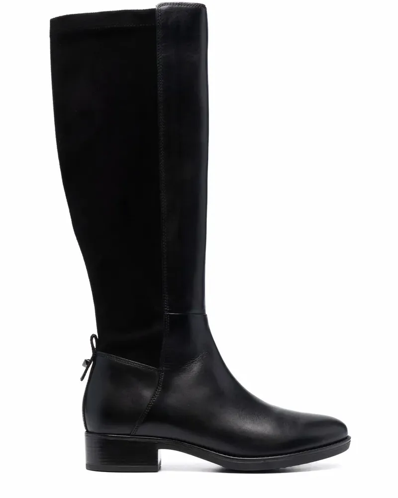 Geox Halbhohe Stiefel - Schwarz Schwarz