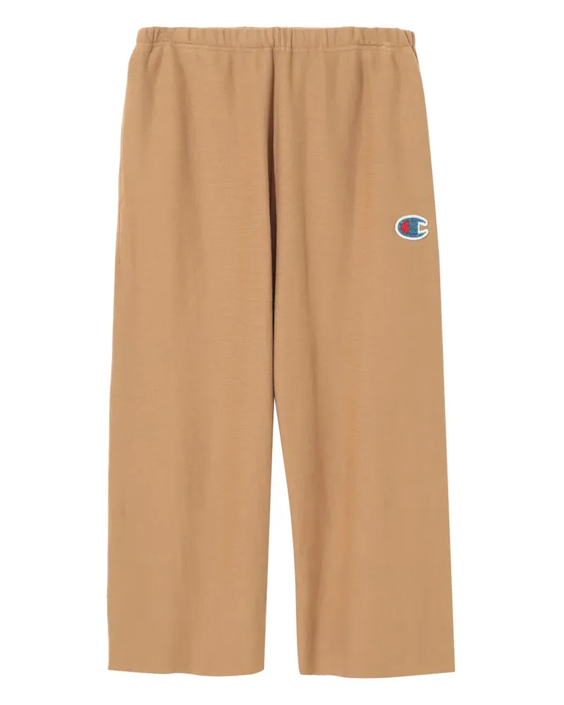 Undercover Ungesäumte Hose mit Logo-Patch - Nude Nude