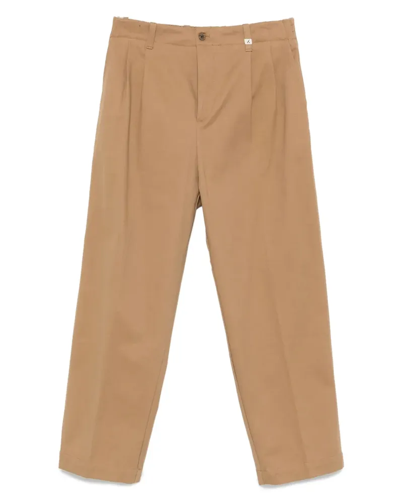 MYTHS Hose mit Falten - Nude Nude