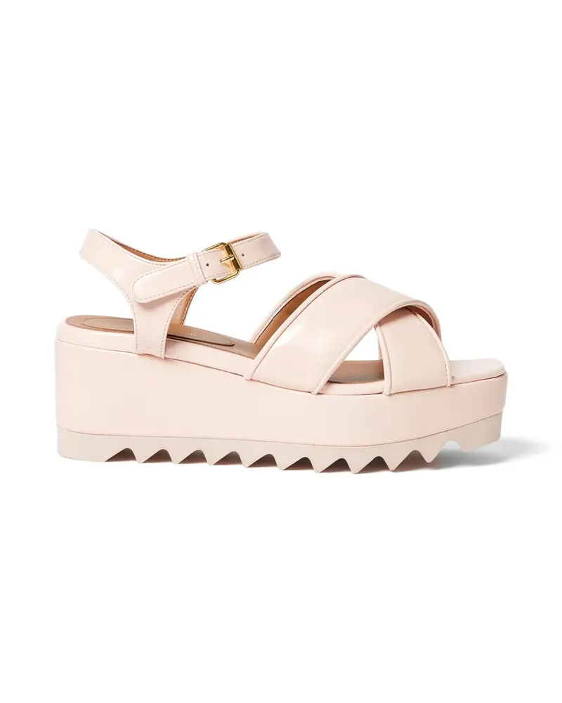 Stella McCartney Sandalen mit überkreuzten Riemen - Rosa Rosa