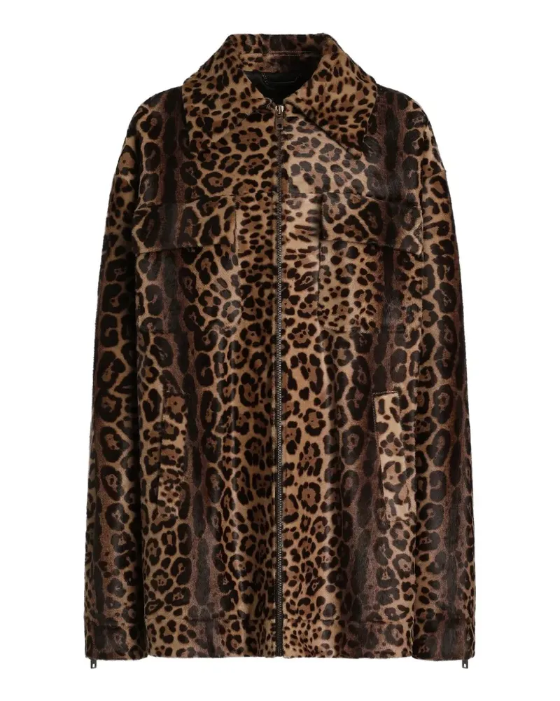 Dolce & Gabbana Pony Leo Hemdjacke - Braun Braun