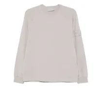 Sweatshirt mit Patch - Grau