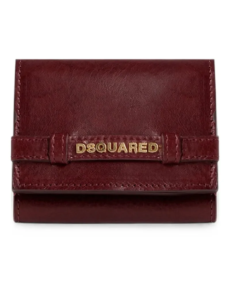 Dsquared2 Twin Trifold Portemonnaie - Rot Rot