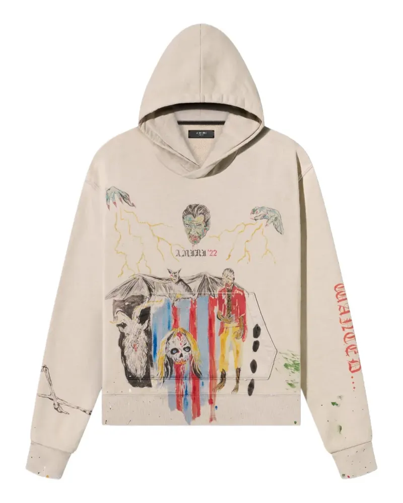 Amiri Blood 38' Hoodie - Nude Nude