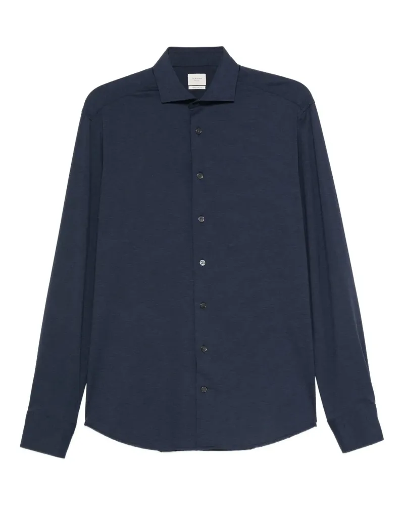 Traiano Milano long-sleeve button shirt - Blau Blau